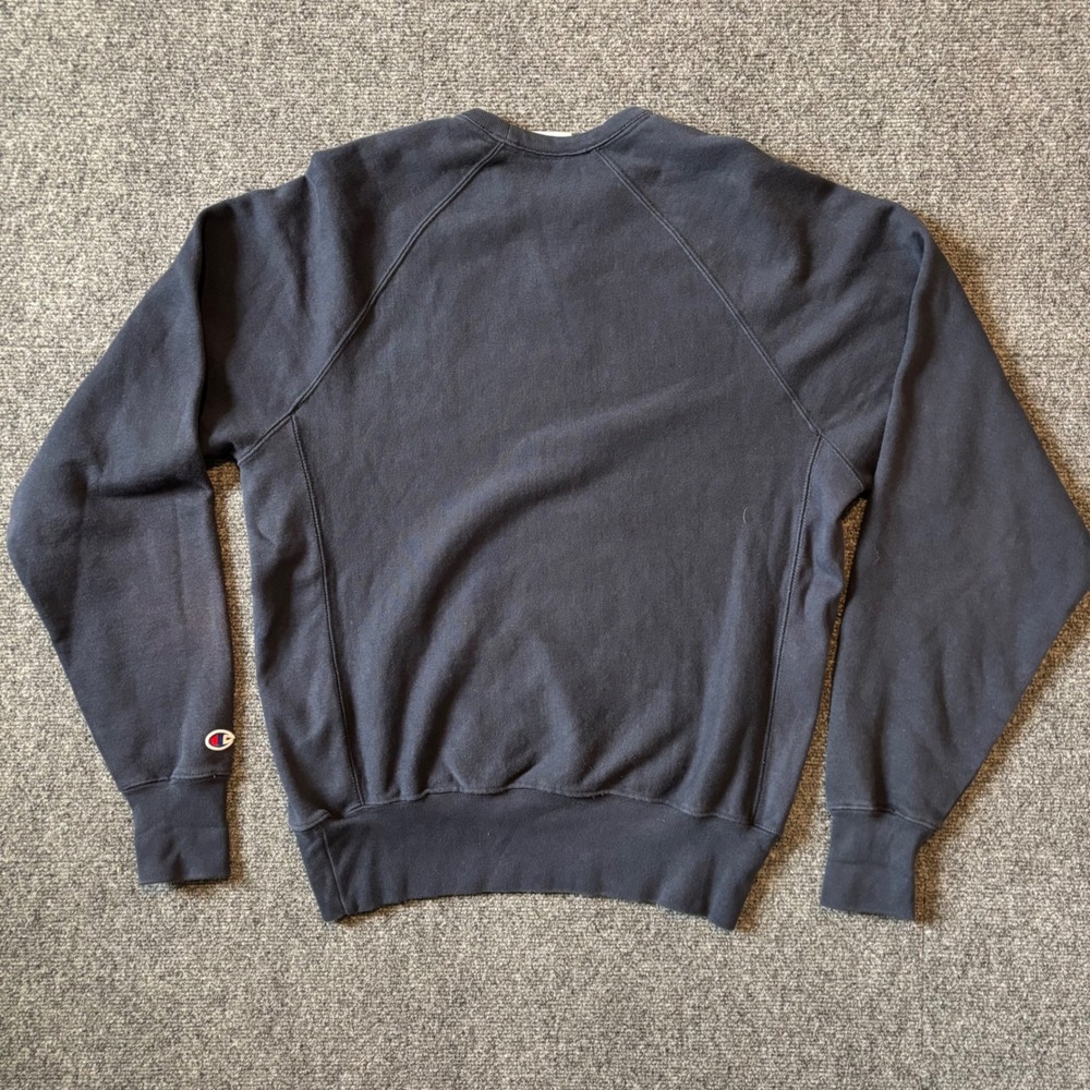 Champion Reverse Weave Keeneland Sweatshirt Navy Blue Gold Horse Racing Small - Picture 2 of 7